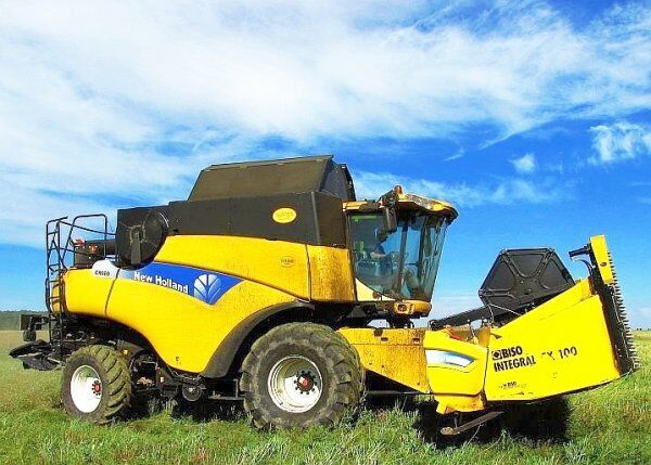 New Holland CR 980 (351) +BISO: VX 750 Crop Ranger +CX100 leikkuupuimuri