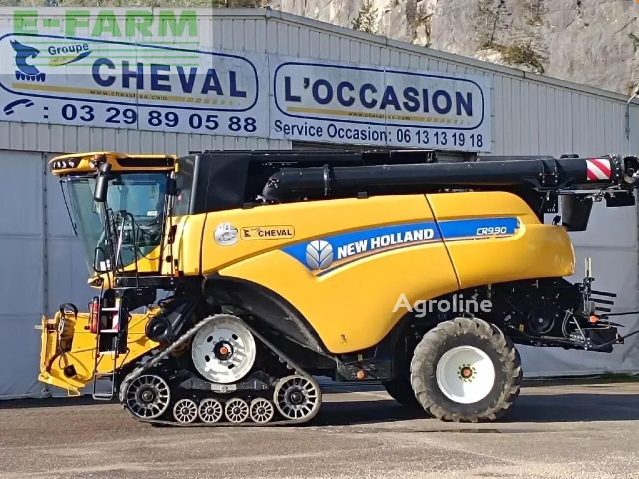 New Holland cr9.90 smart trax mejetærsker - Agroline