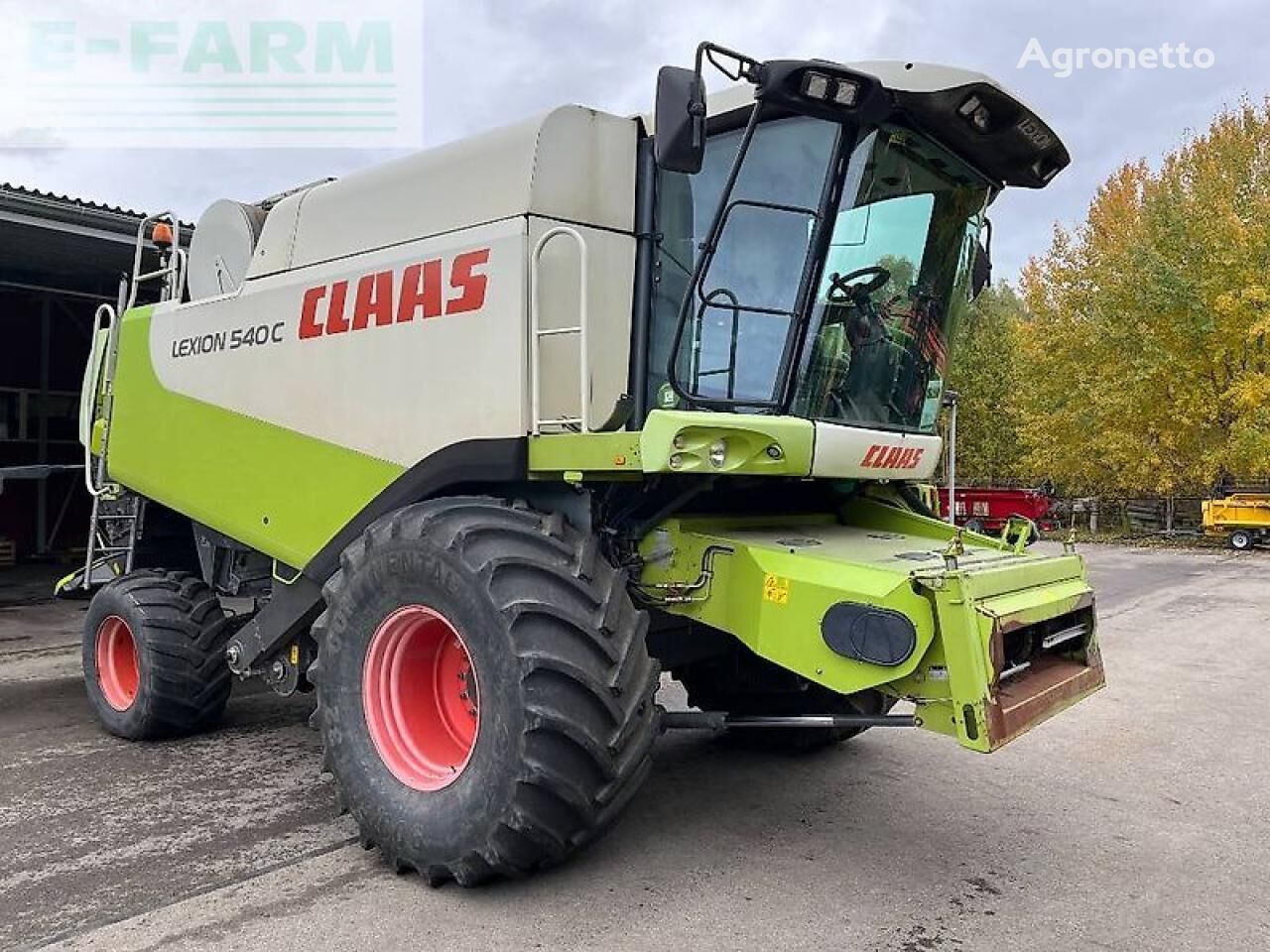 lexion 540 c grain harvester