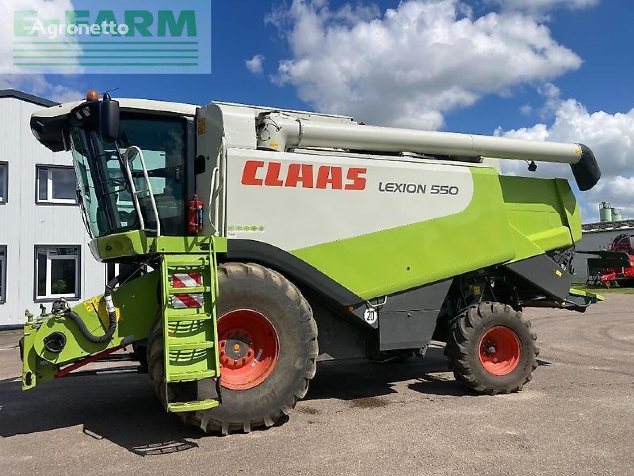 lexion 550 hububat hasat makinesi