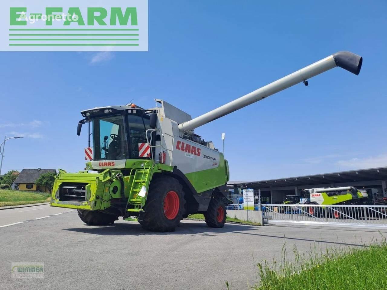 lexion 570 montana grain harvester