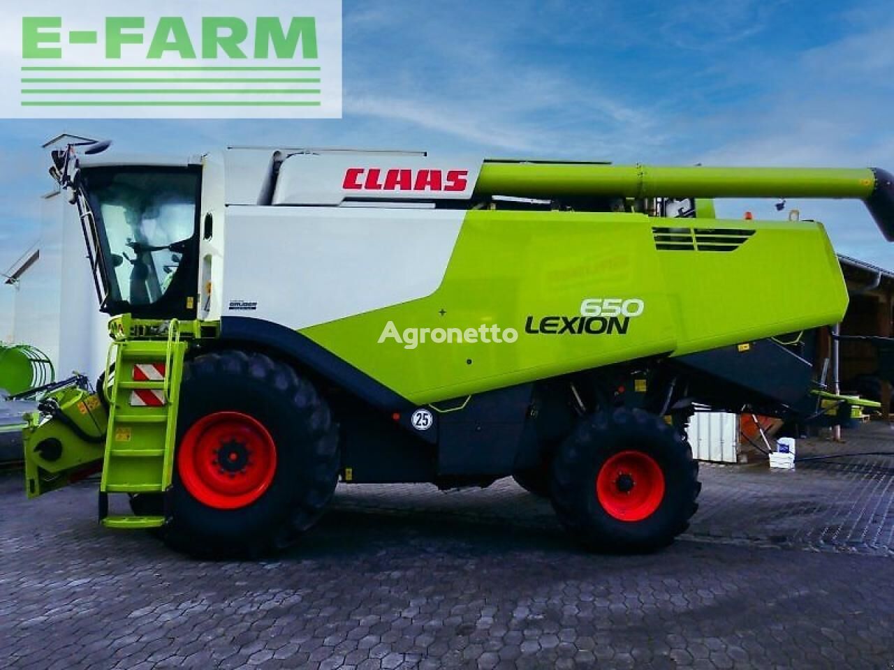 lexion 650 grain harvester