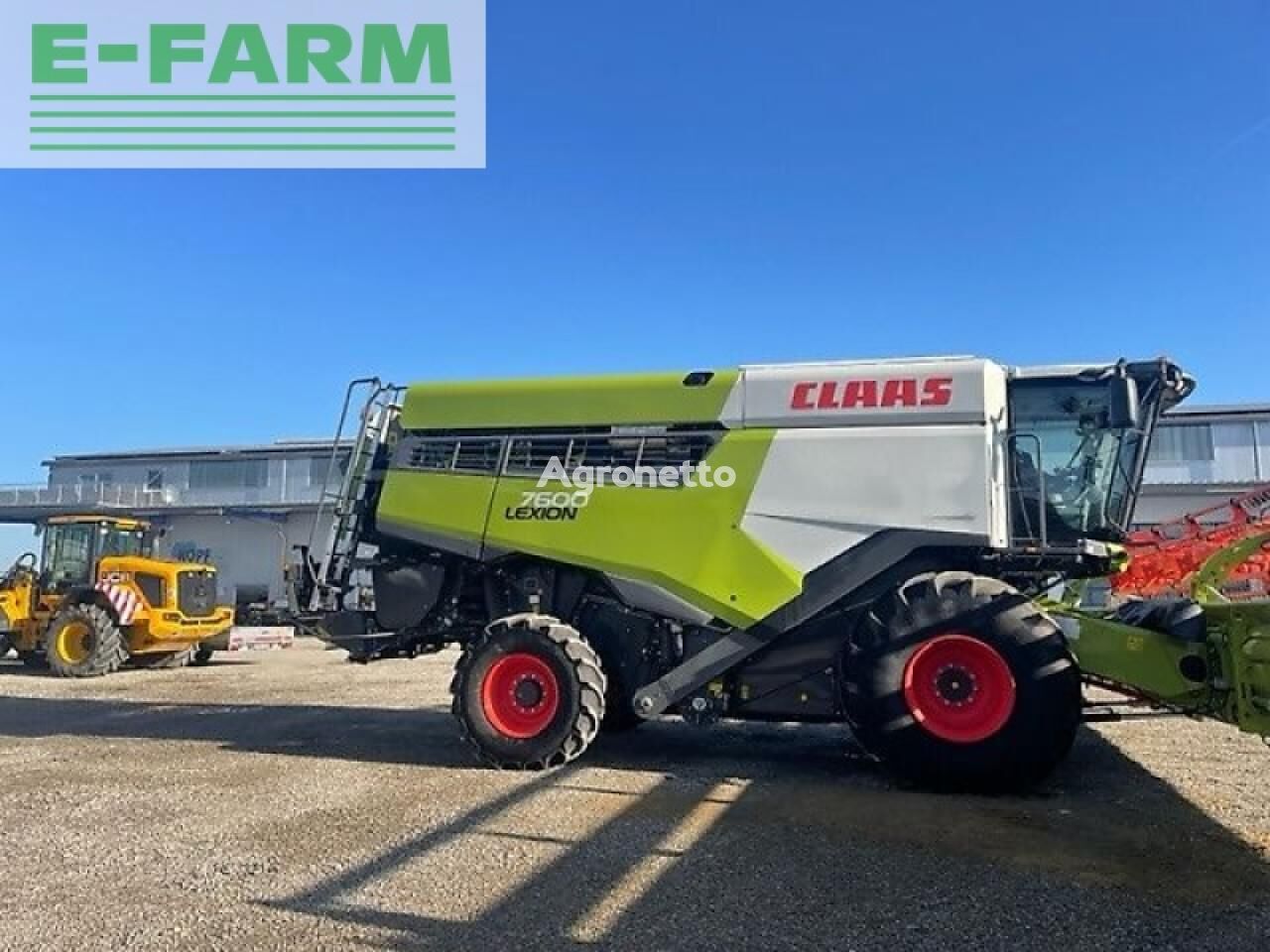 lexion 7600 v kanal cemos automatic bj 2022,321ha grain harvester