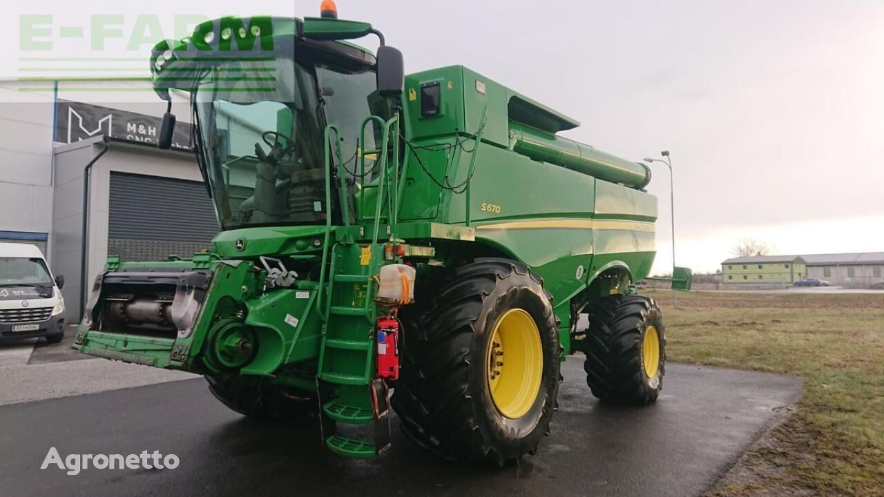 s670 4wd + macdon fd75 skurtresker