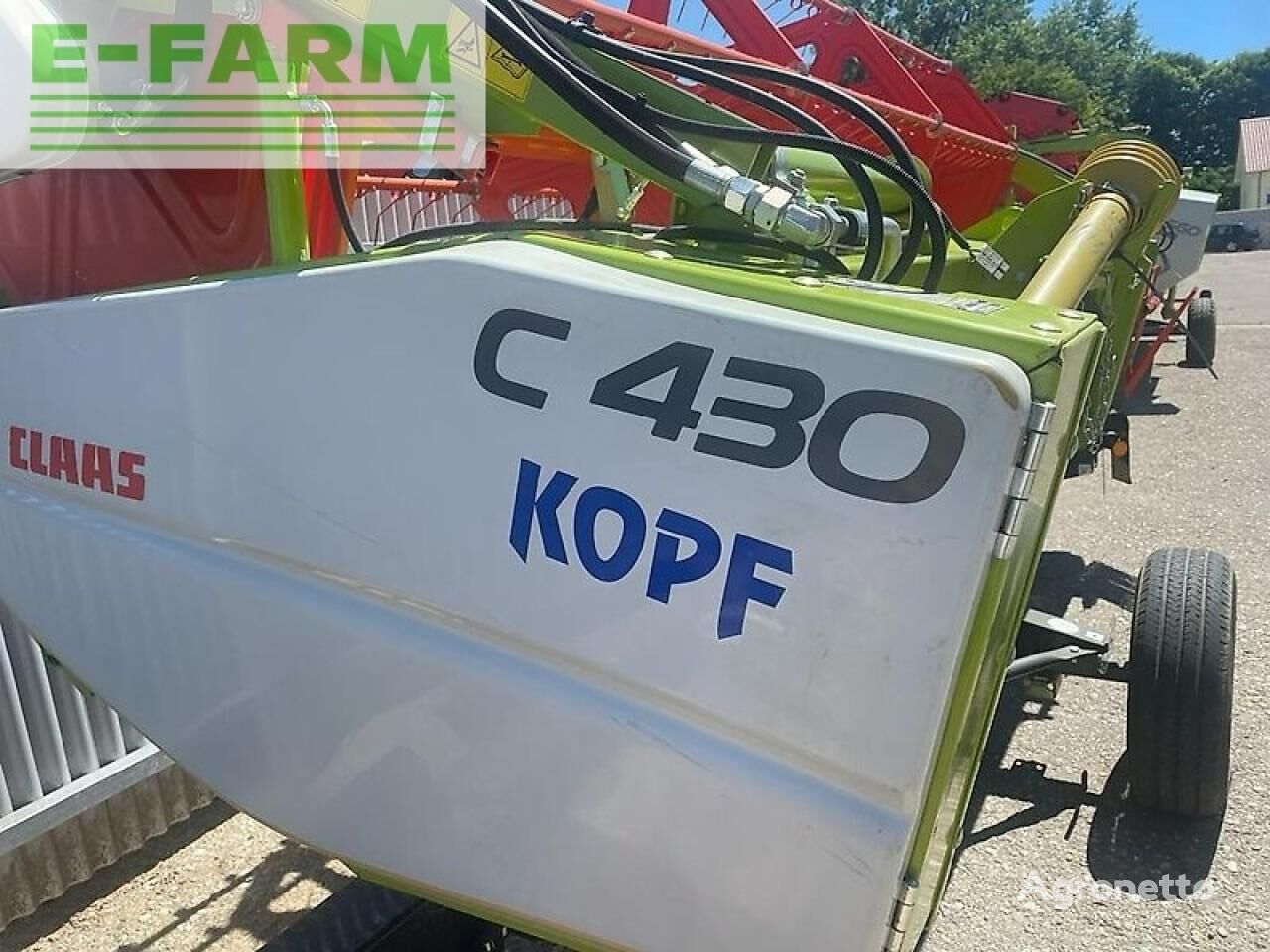 Claas c430 tucano avero lexion aufnahme,haspelautomatik spannmålsskärbord