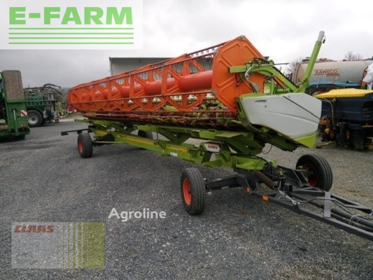 Claas v 900 + tw grain header - Agroline