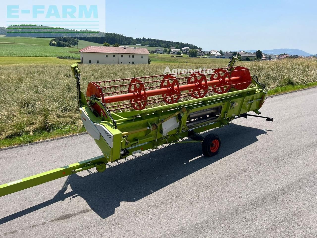 Testata per grano Claas vario 660 inkl. rapstrennmesser links/rechts - Agronetto