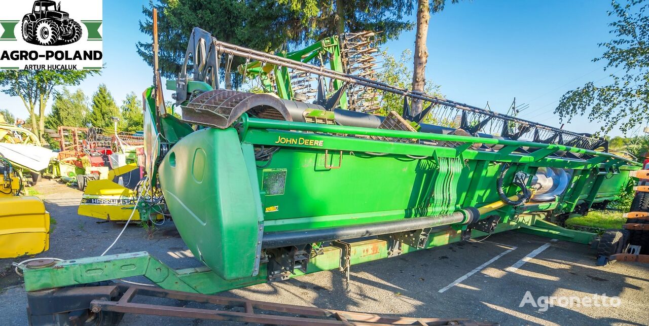 barre de coupe à céréales John Deere HEDER ZBOŻOWY JOHN DEERE 635 R - 10,7 M - 2013 ROK