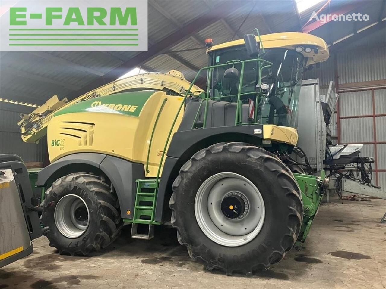 Krone big x 630 hububat tablası