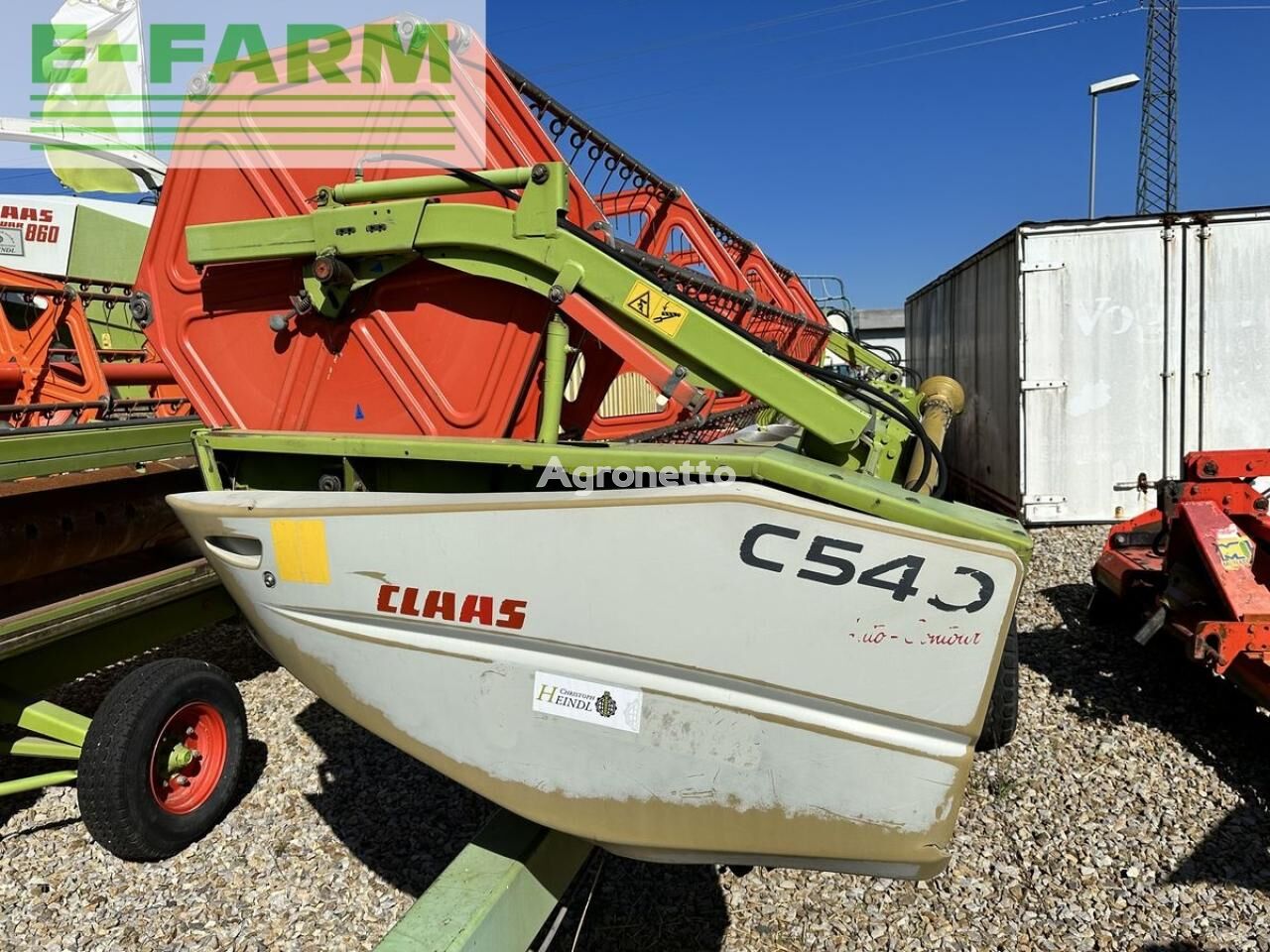 barre de coupe à céréales c540