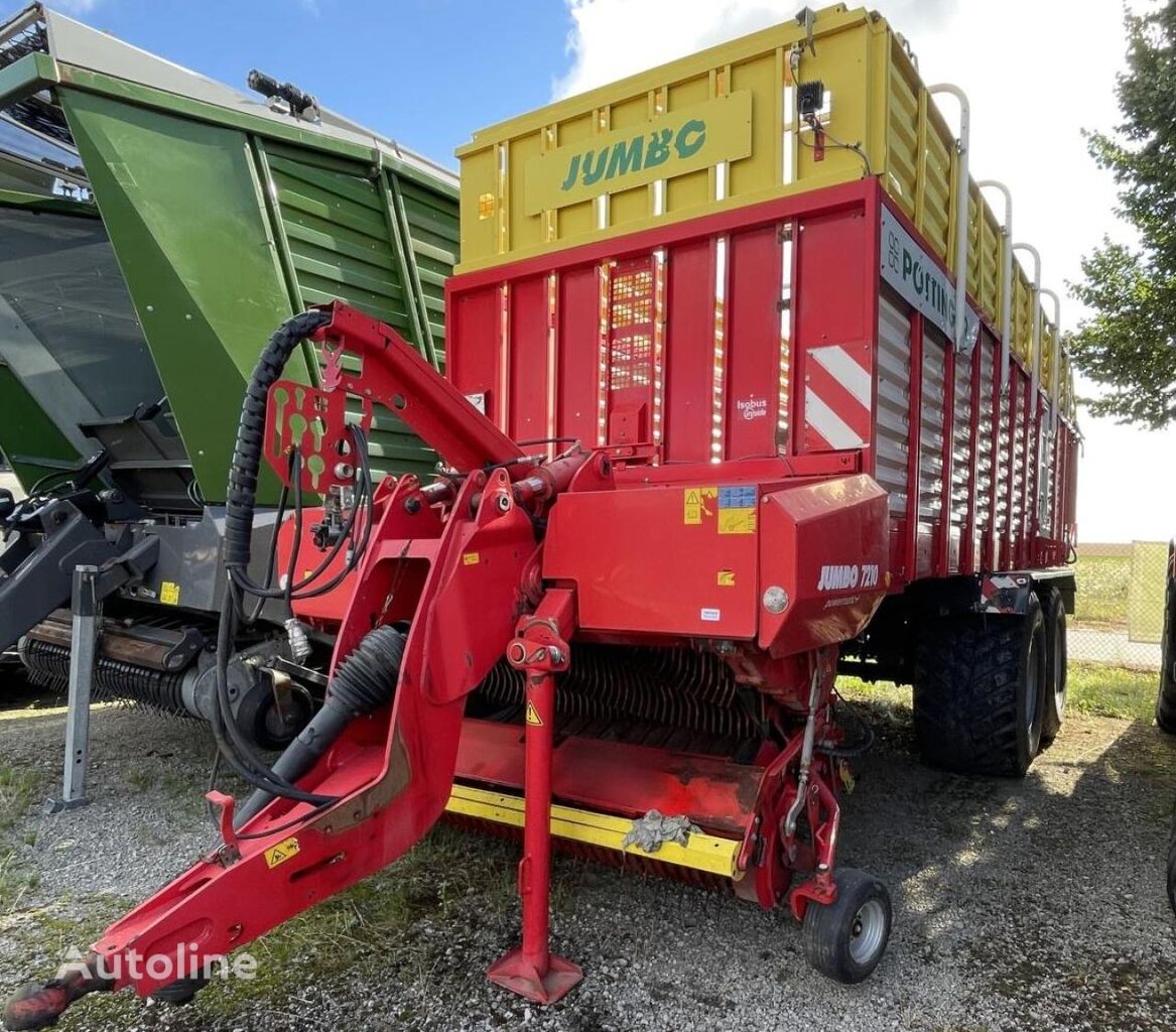 trailer truk pengangkut biji-bijian Pöttinger Jumbo 7210 D