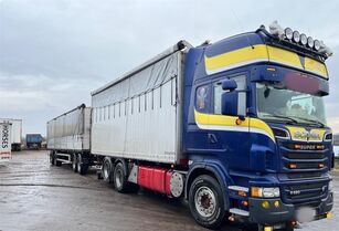 شاحنة نقل الحبوب Scania R620 + العربات المقطورة شاحنة نقل الحبوب