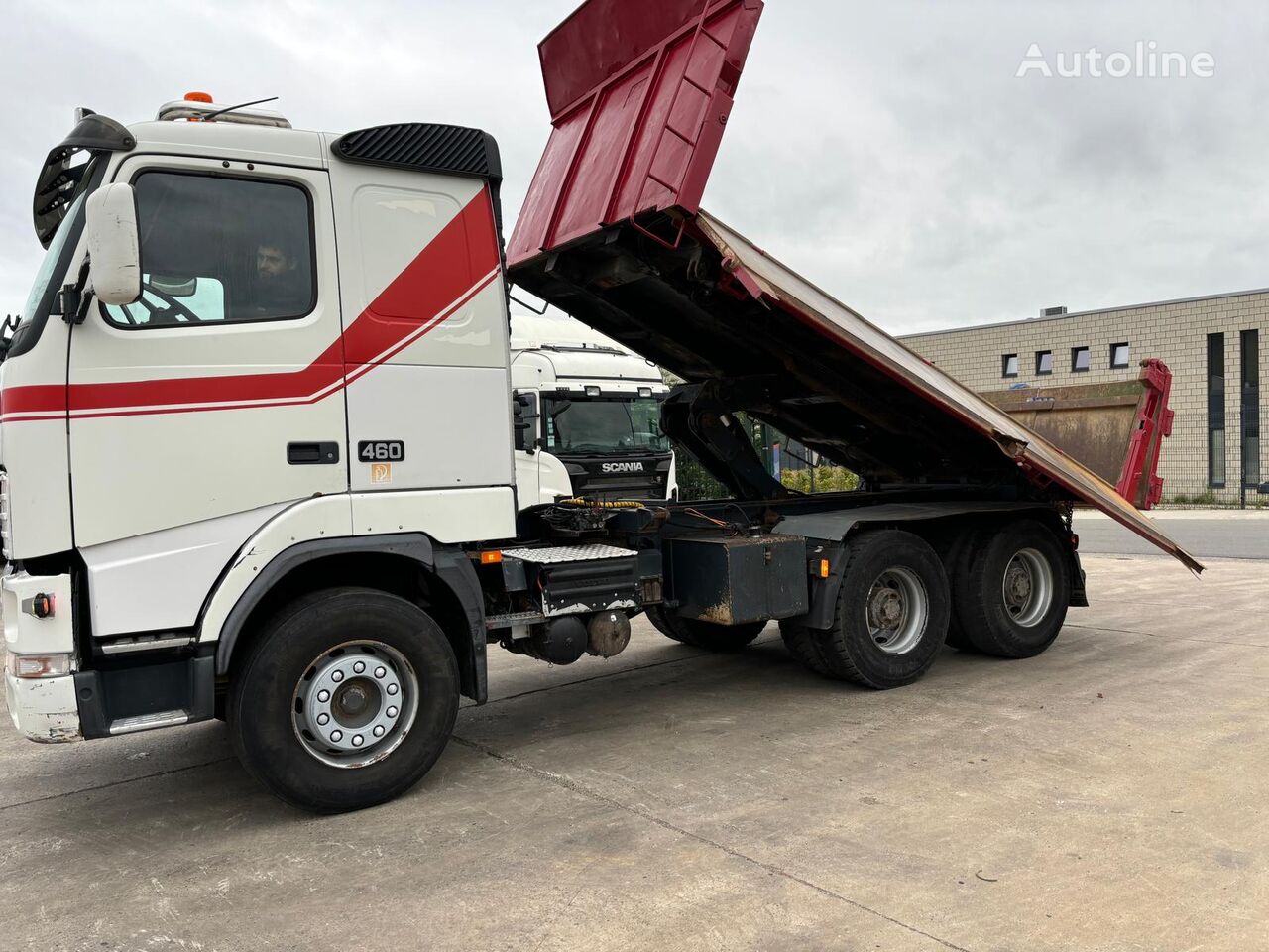 camion trasporto cereali Volvo FH12-480. 6x4. Kipper. Bordmatic