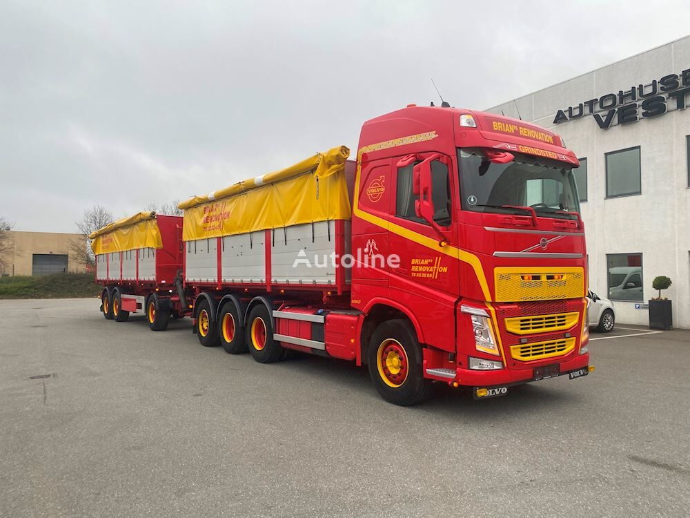 شاحنة نقل الحبوب Volvo FH500 + العربات المقطورة شاحنة نقل الحبوب