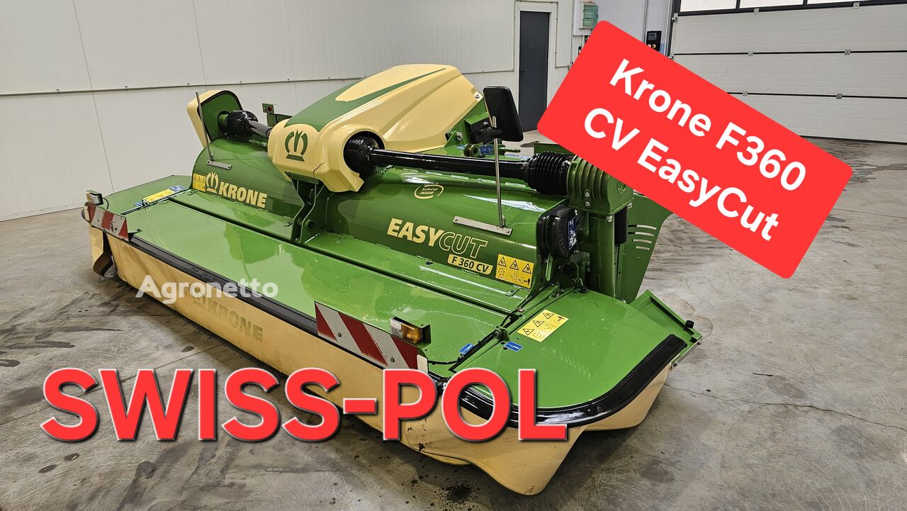 Faucheuse-conditionneuse Krone EasyCut F360 Pottinger EuroCat 311 Plus à vendre | Agronetto LU Faucheuse-conditionneuse Krone EasyCut F360 Pottinger EuroCat 311 Plus - Agronetto