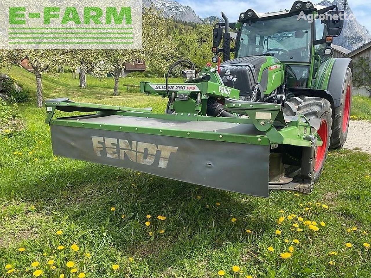 Fendt mähwerk 260  rotary mower