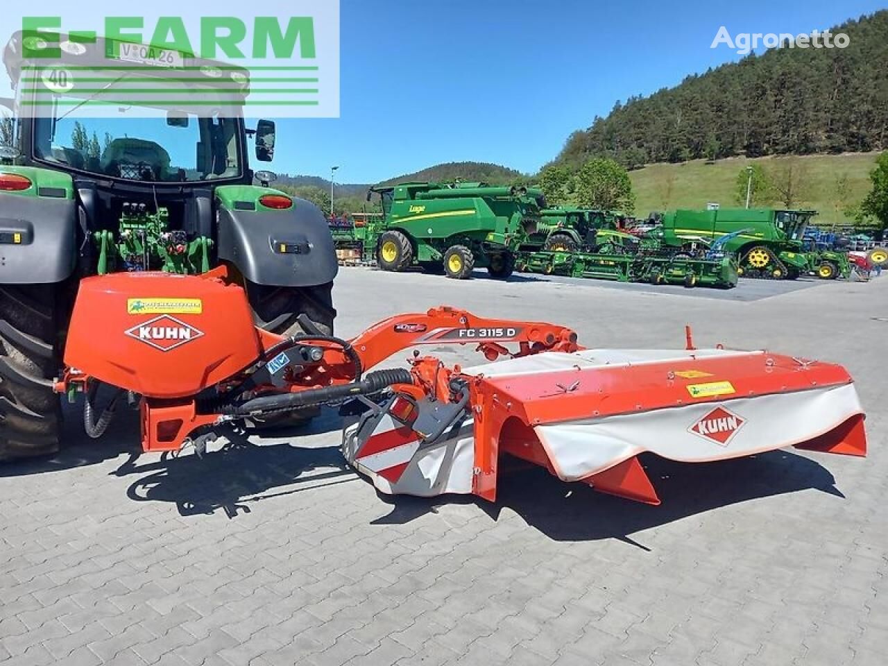 Kuhn fc 3115 d segadora rotativa