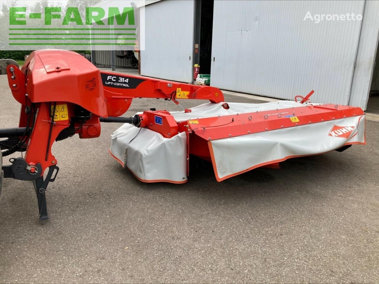 falciatrice rotativa Kuhn fc 314 ff