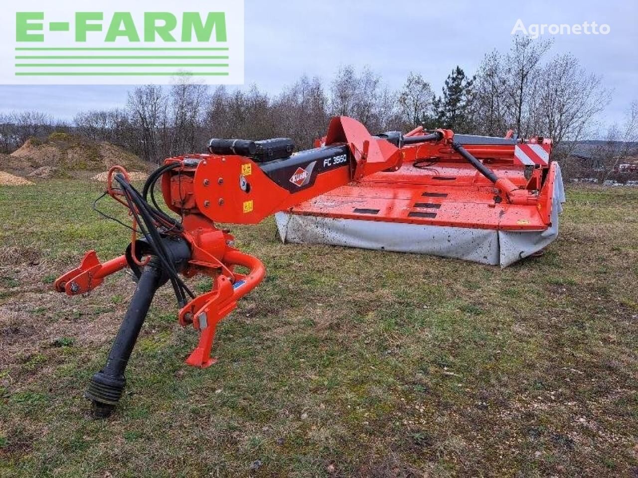 Kuhn fc 3560 tcd rotary mower