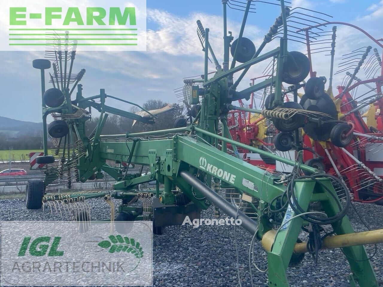 Krone swadro 1010 hay merger