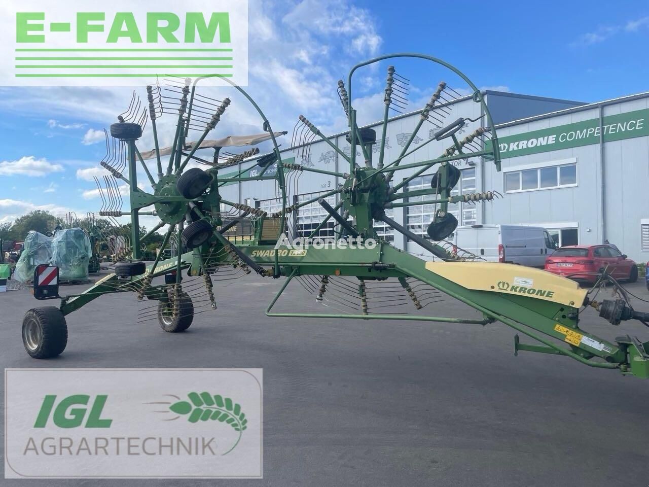 стрічковий валкоутворювач Krone swadro ts 680