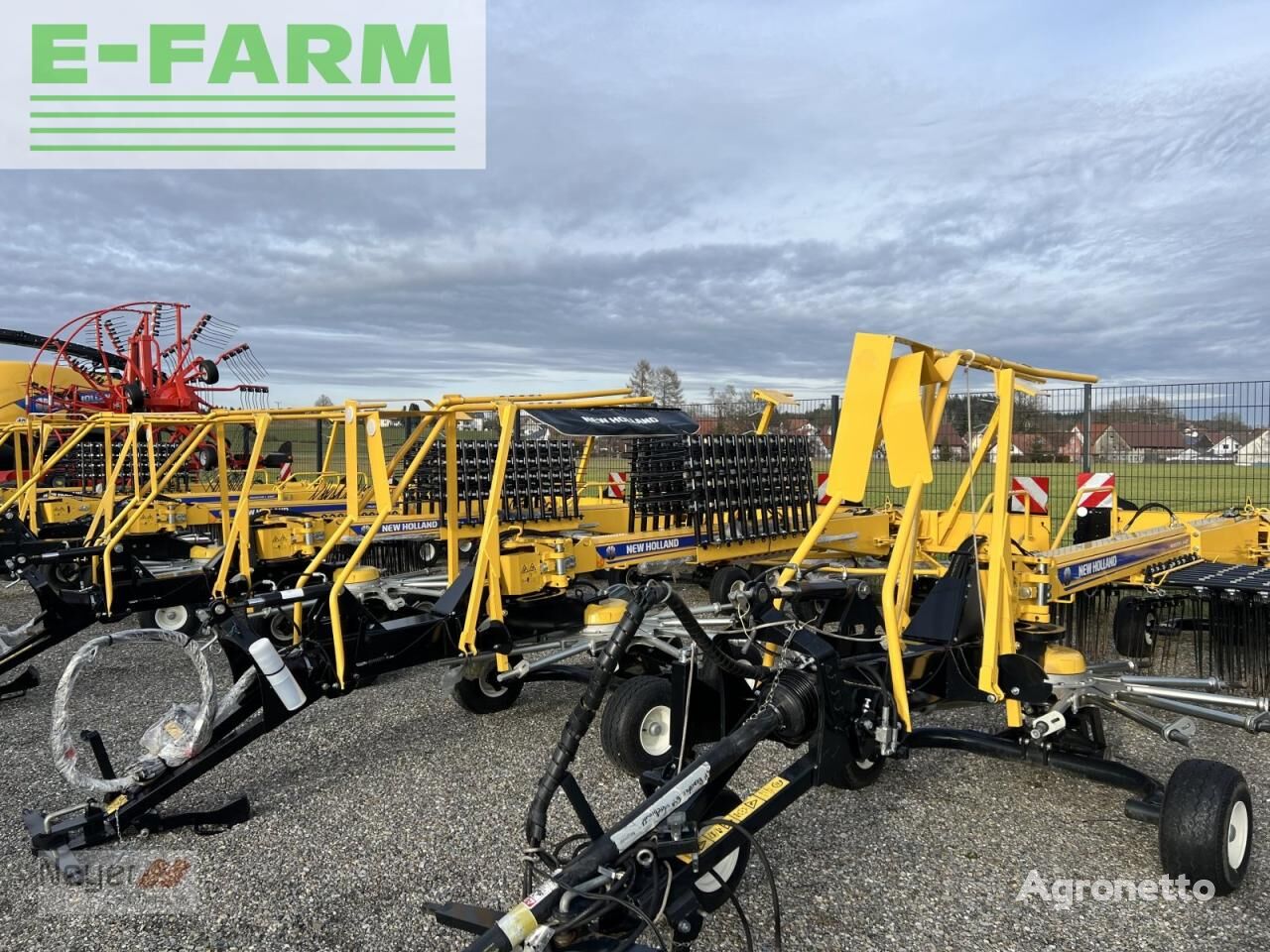 virador-juntador de fenos New Holland prorotor l640 t + autosteer