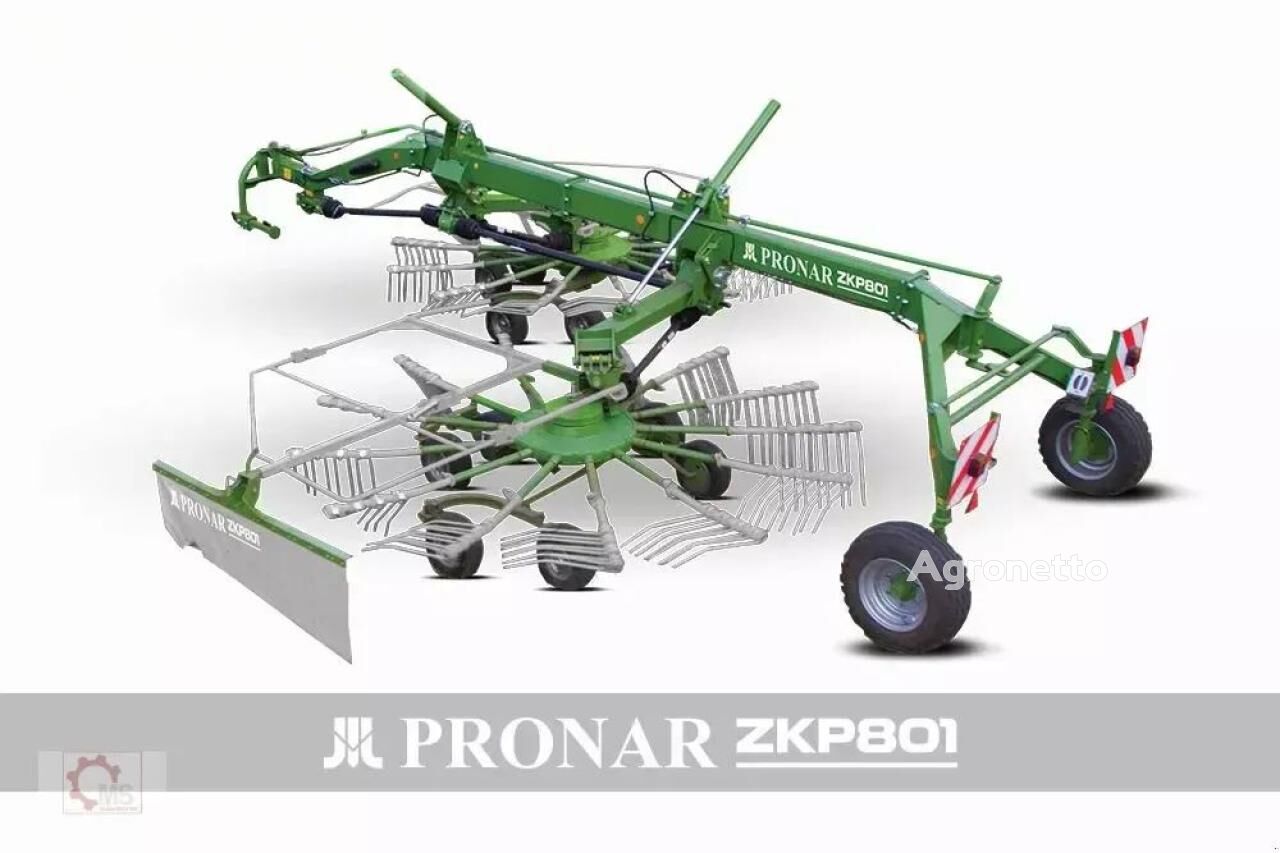 Prodaja Pronar zkp 801 8m seitenschwader doppelschwader trakastog formirača otkosa | Agronetto RS Pronar zkp 801 8m seitenschwader doppelschwader trakasti formirač otkosa - Agronetto