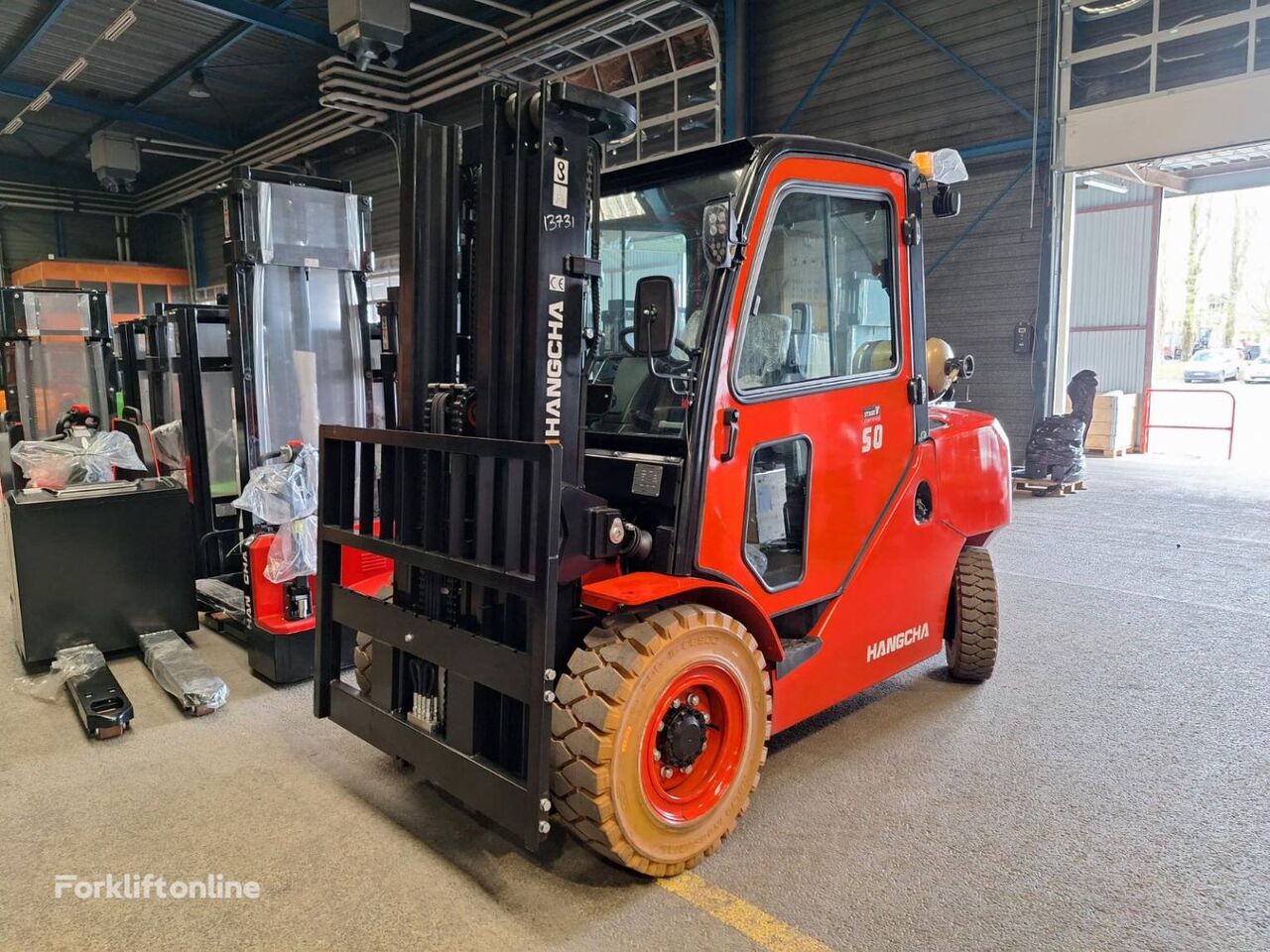 new Hangcha XF50G high capacity forklift