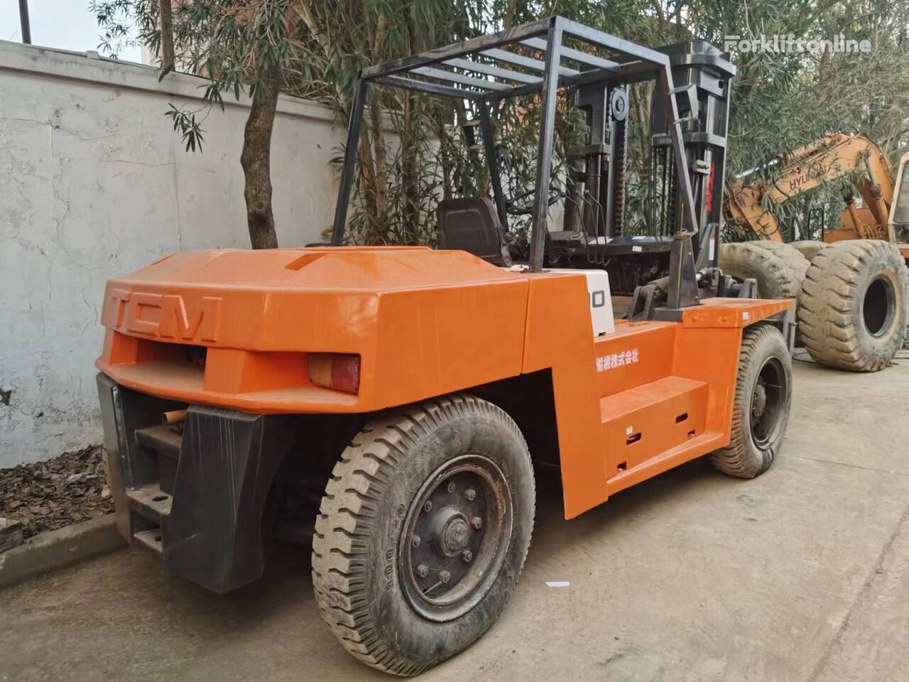 Крупнотоннажный вилочный погрузчик TCM 10 Ton FD100 Heavy Forklift - Forkliftonline