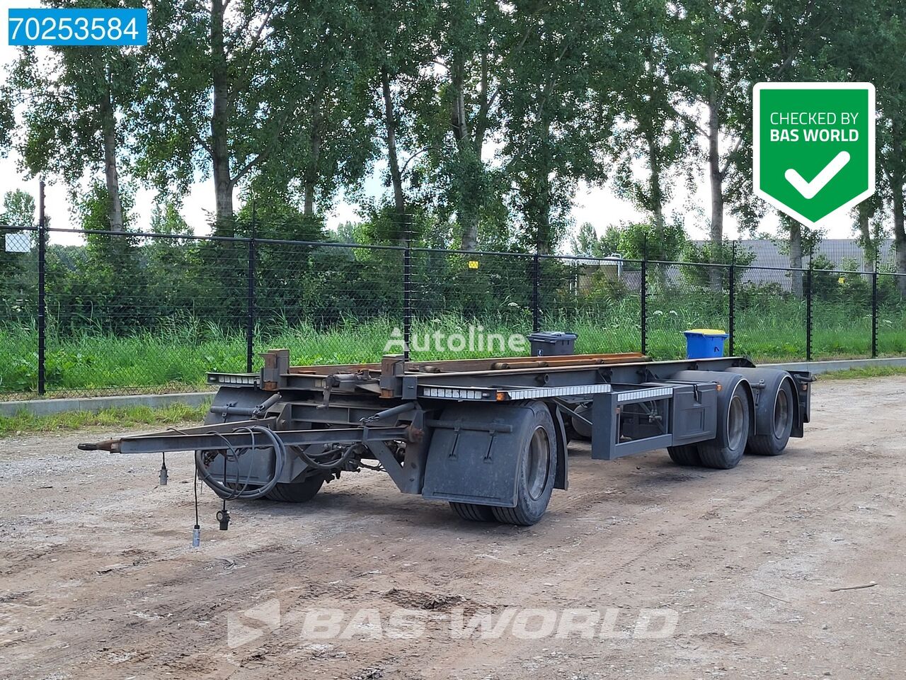 GS Meppel AC 2800 N TuV 04-2025 hook lift trailer