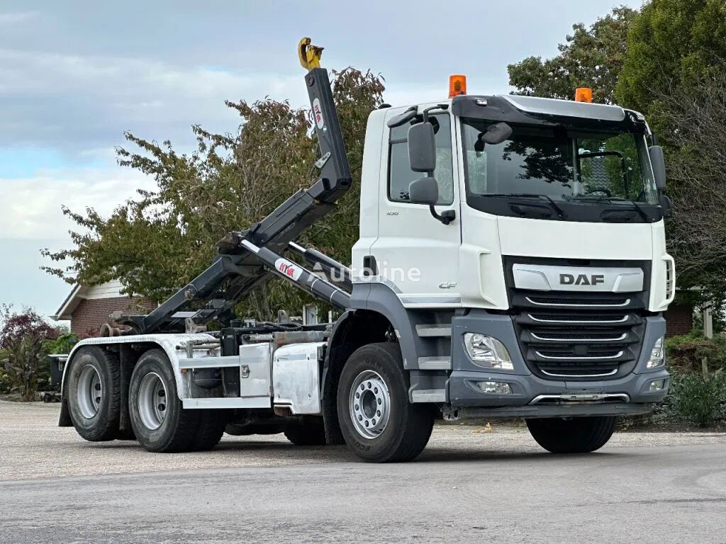 camião polibenne DAF CF 430 FAS 6x2 HAAK/CONTAINER!!2019!!82dkm!!