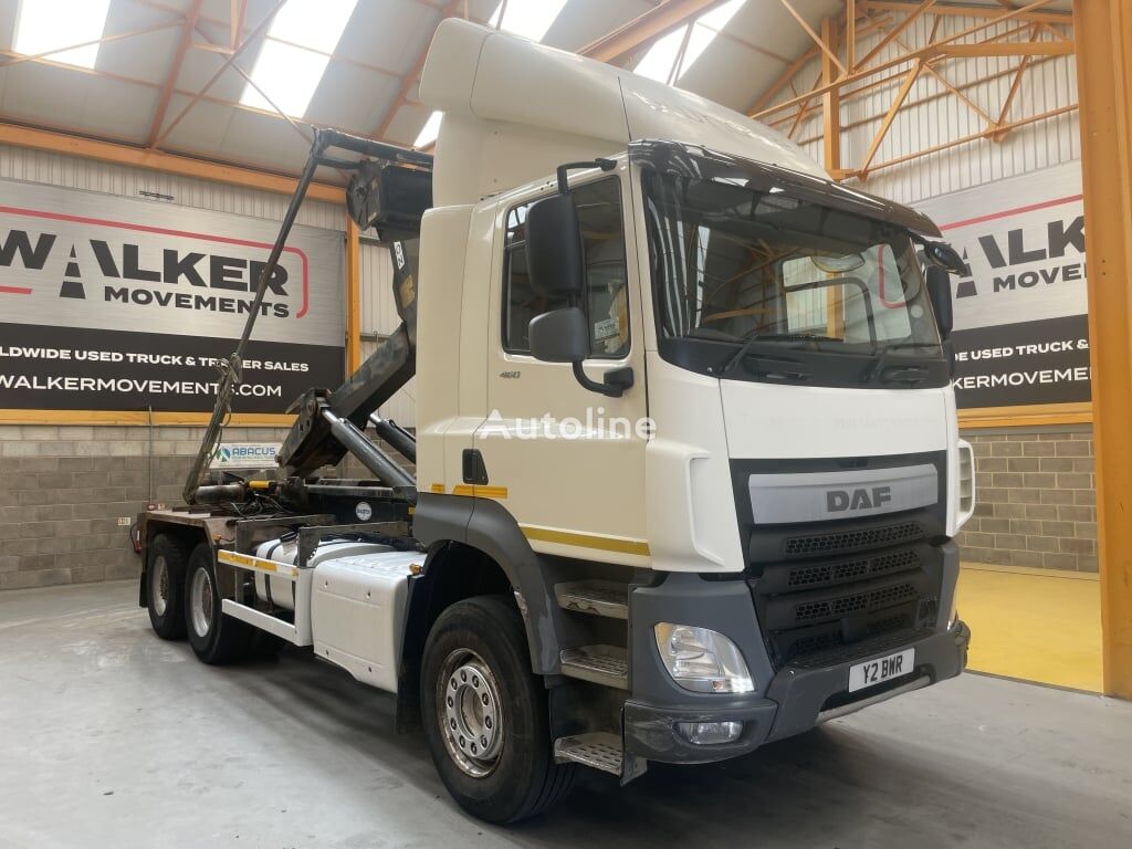 DAF CF 460 *EURO 6*, DRAWBAR SPEC 6X4 HOOKLOADER – 2015 – Y2 BWR フックリフトトラック