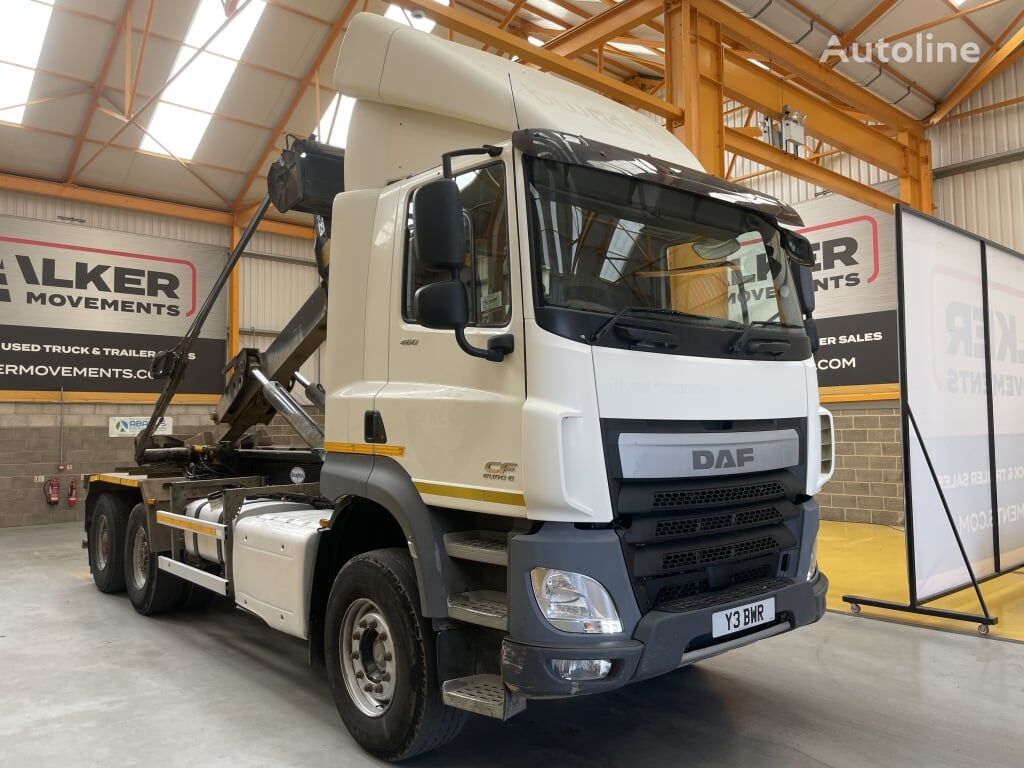 DAF CF 460 *EURO 6*, DRAWBAR SPEC 6X4 HOOKLOADER – 2015 – Y3 BWR フックリフトトラック