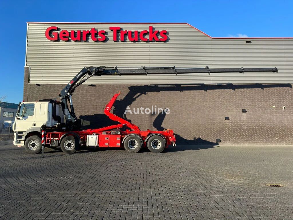 DAF CF 530 8X4 + HIAB HAAKARM + HIAB 262 EP-5 KRAAN/KRAN/CRANE/GRUA hook lift truck - Autoline