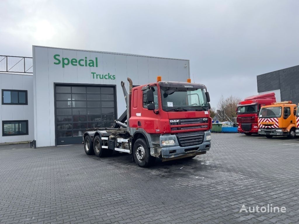 camion ampliroll DAF CF 85.410 6x4 + AJK 20T Hooksystem