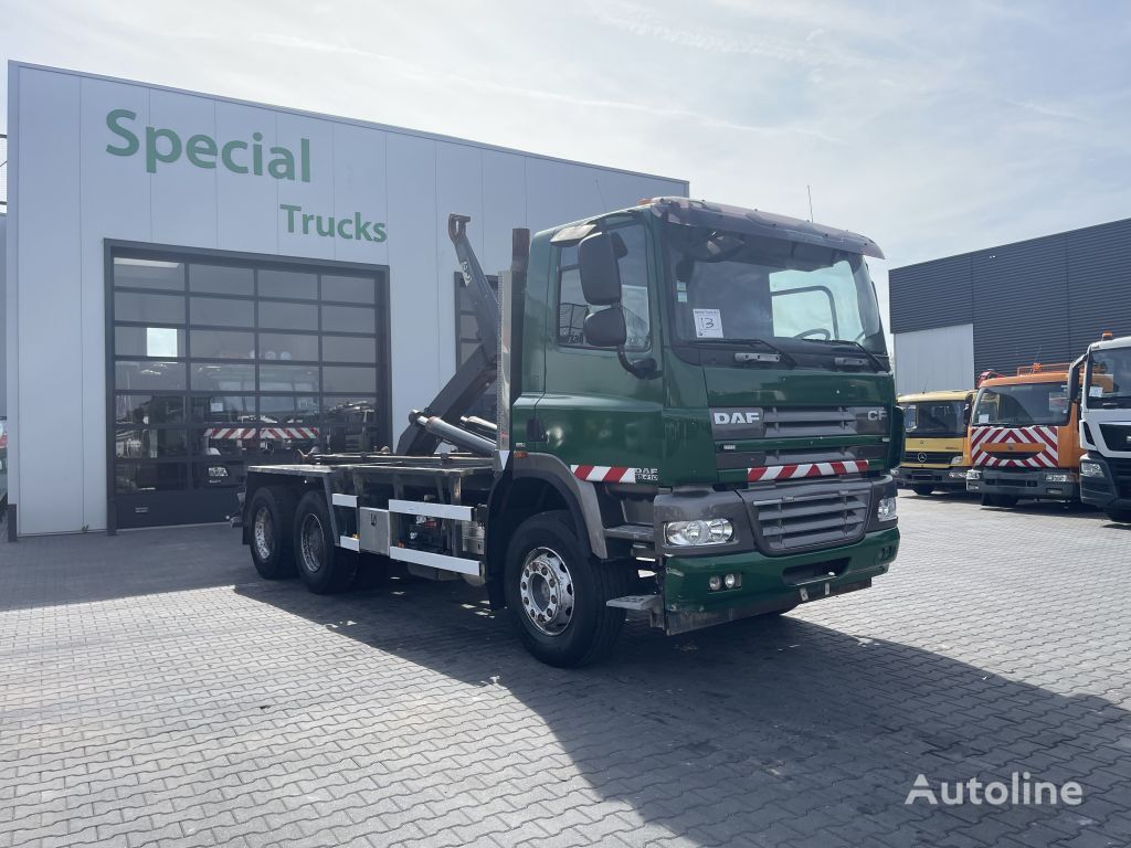 camion ampliroll DAF CF 85.410 6x4 Euro 5 + AJK 20T Hooksystem