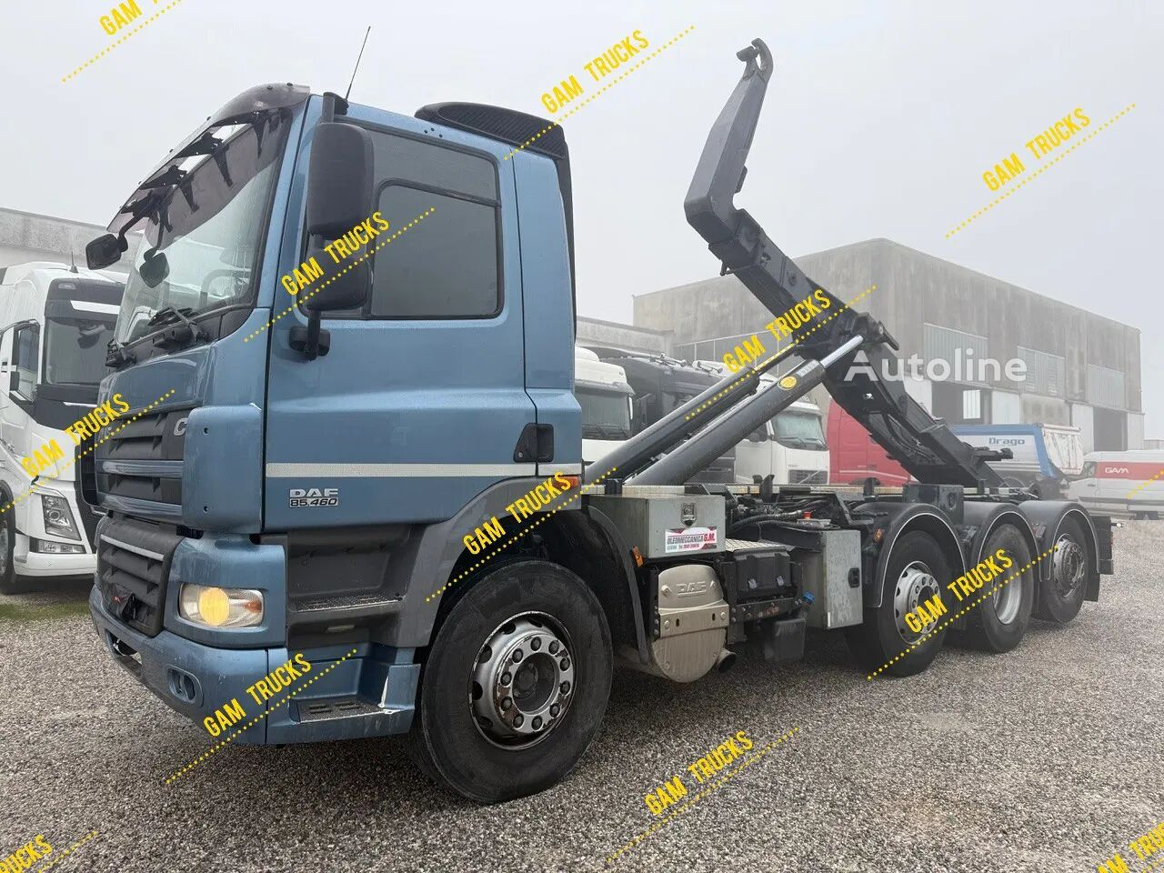 DAF CF 85.460 CF85.460 Abrollkipper 8x2 EU5 hook lift truck - Autoline