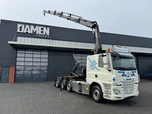 DAF CF 85.480 8x2 Haakarm + HIAB 232 E-5 Hipro Abrollkipper