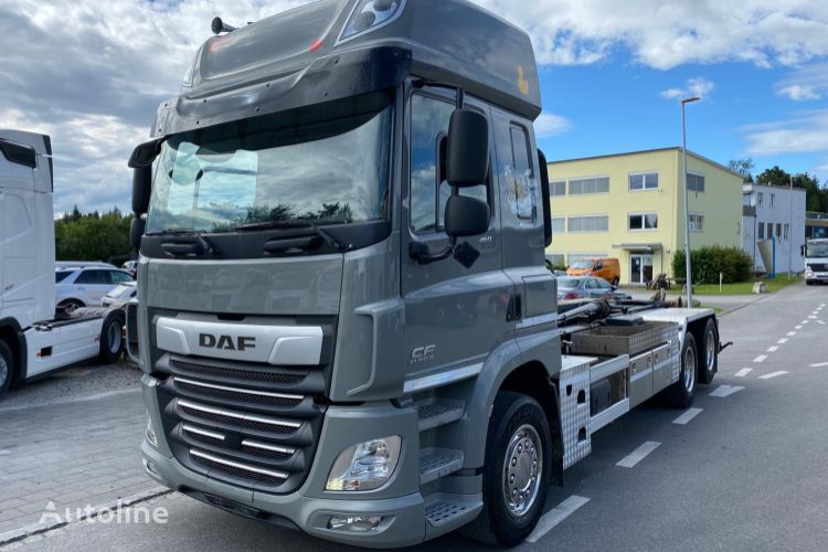 DAF CF460 6x2 Boogie Hiab hook lift truck