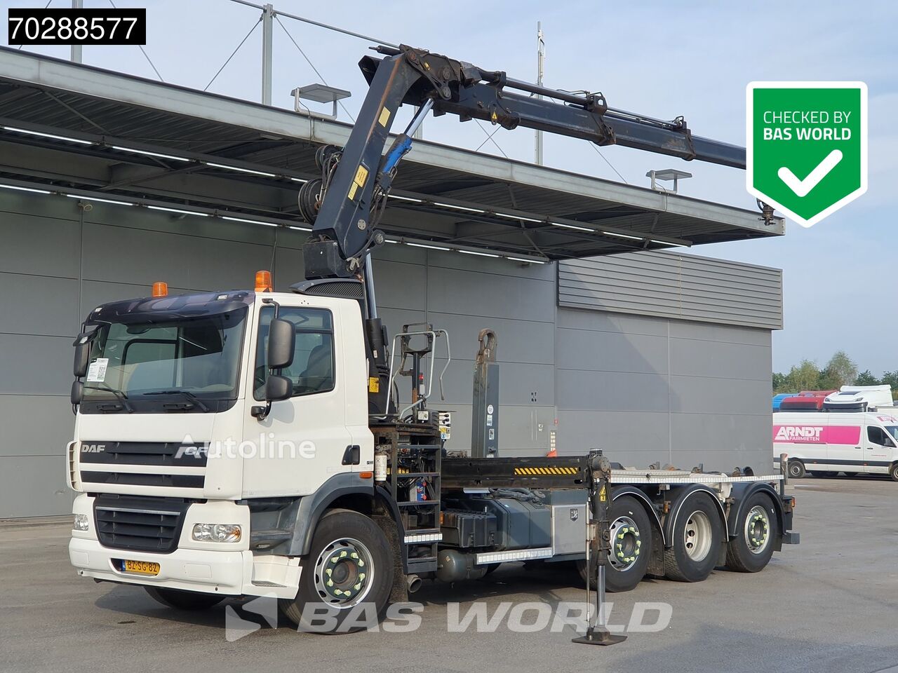 Prodaja DAF CF85.360 8X2 NL-Truck HIAB 211 E-3 Hipro Crane + Hooklift Lift+s rol kipera s kukom | Autoline HR DAF CF85.360 8X2 NL-Truck HIAB 211 E-3 Hipro Crane + Hooklift Lift+s kamion s kukom - Autoline