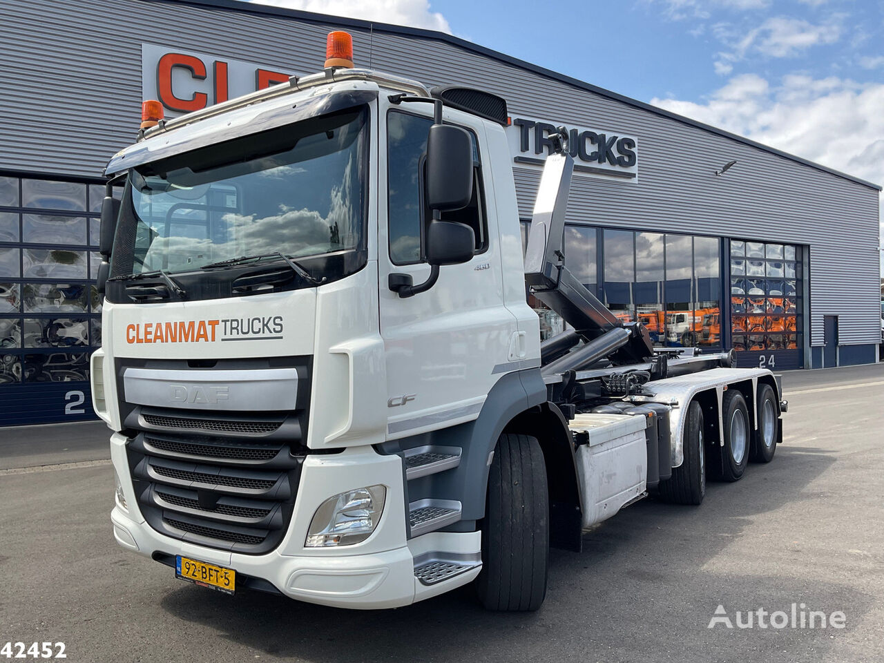 крюковой мультилифт DAF FAK CF 460 Tridem 8x2 Euro 6 VDL 30 Ton haakarmsysteem