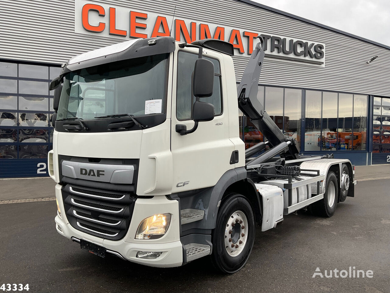 DAF FAN CF 450 Euro 6 ZF Intarder VDL 21 Ton haakarmsysteem emelőhorgos teherautó