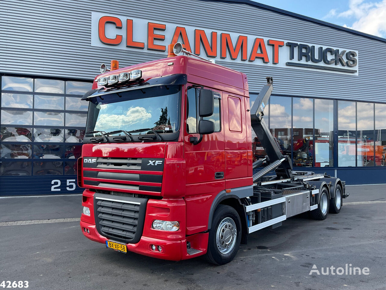 DAF FAS 105 XF 410 VDL haakarmsysteem Abrollkipper