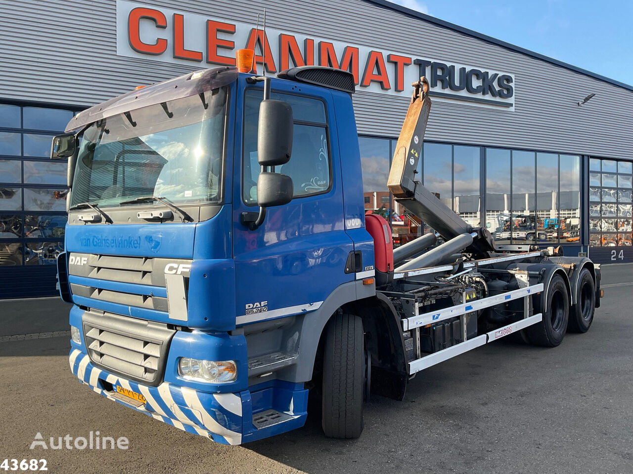 camion scarrabile DAF FAS 85 CF 360 VDL 21 Ton haakarmsysteem