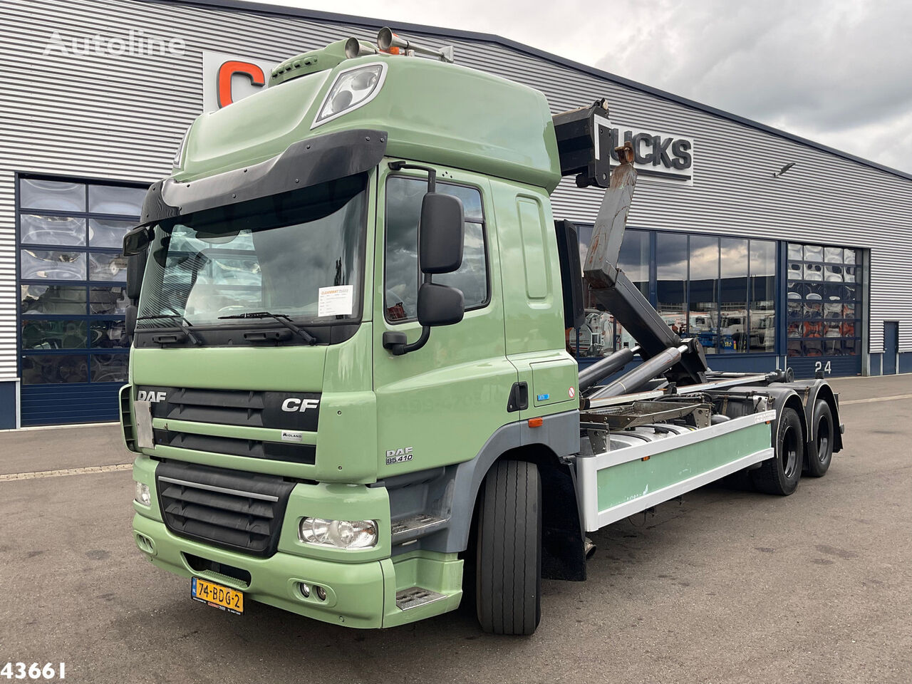 camion scarrabile DAF FAS 85 CF 410 VDL 21 Ton haakarmsysteem