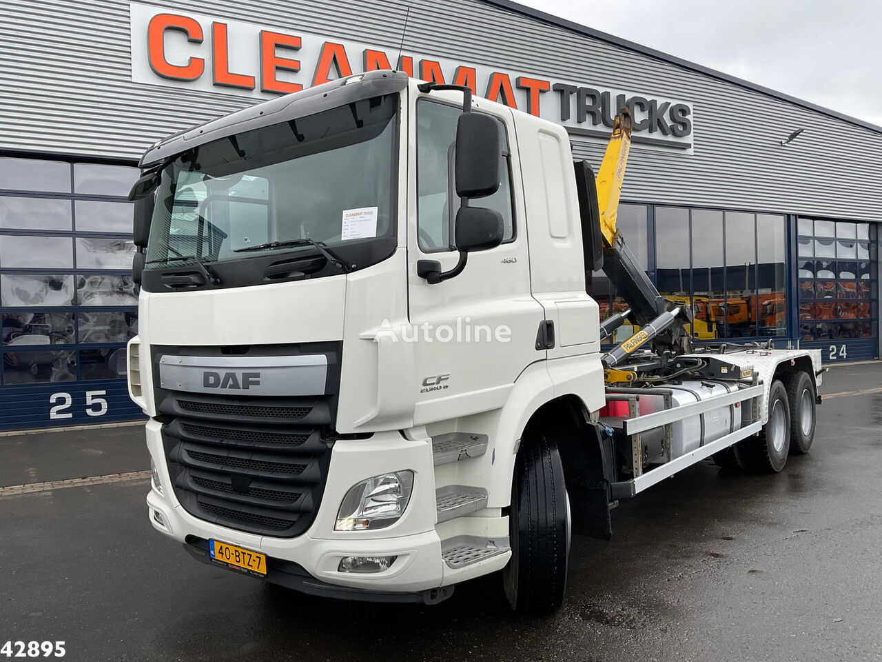 camion ampliroll DAF FAS CF 460 Euro 6 Palfinger haakarmsysteem