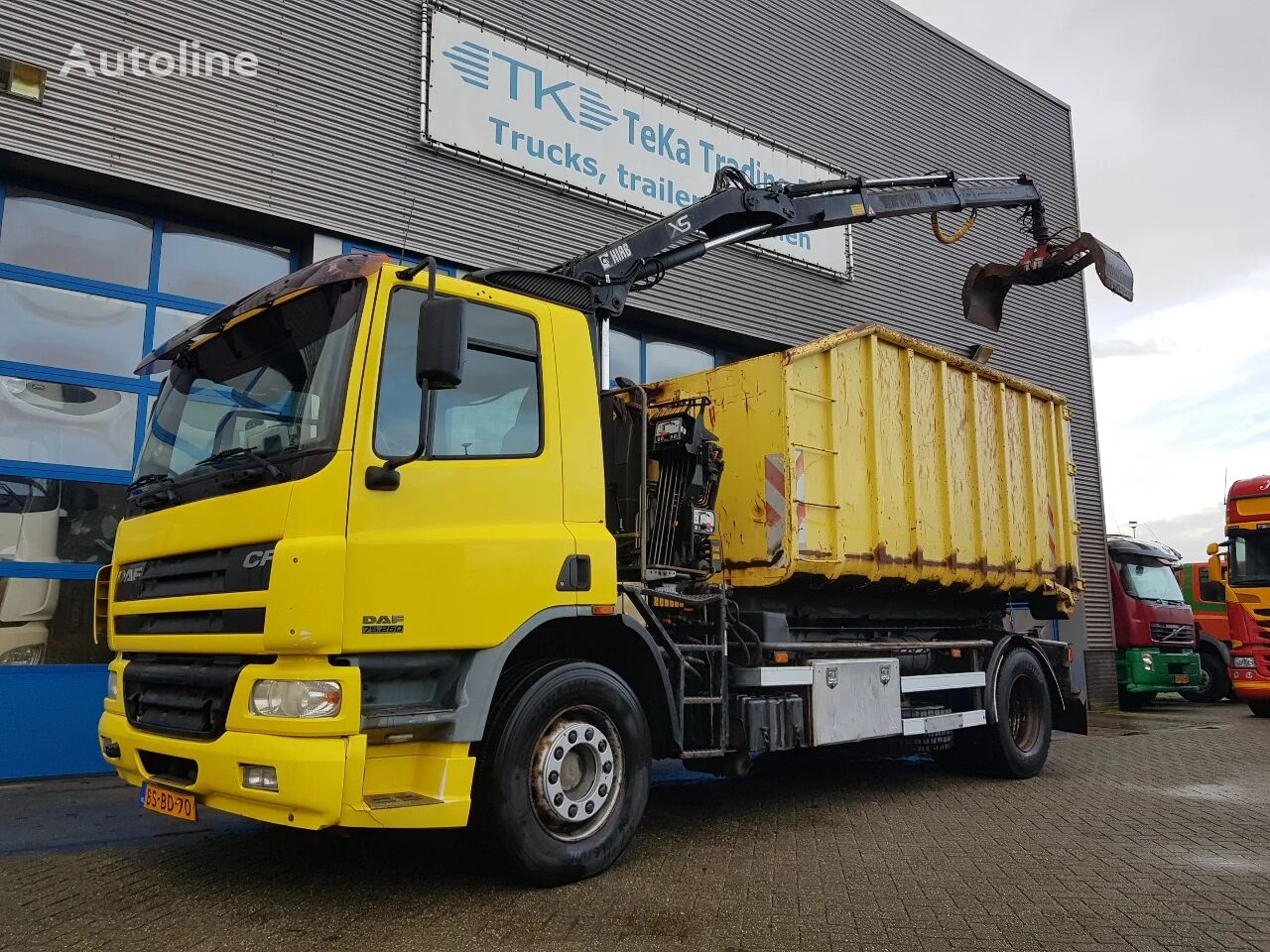 ciężarówka hakowiec DAF HIAB 099 Hook system 116DKM