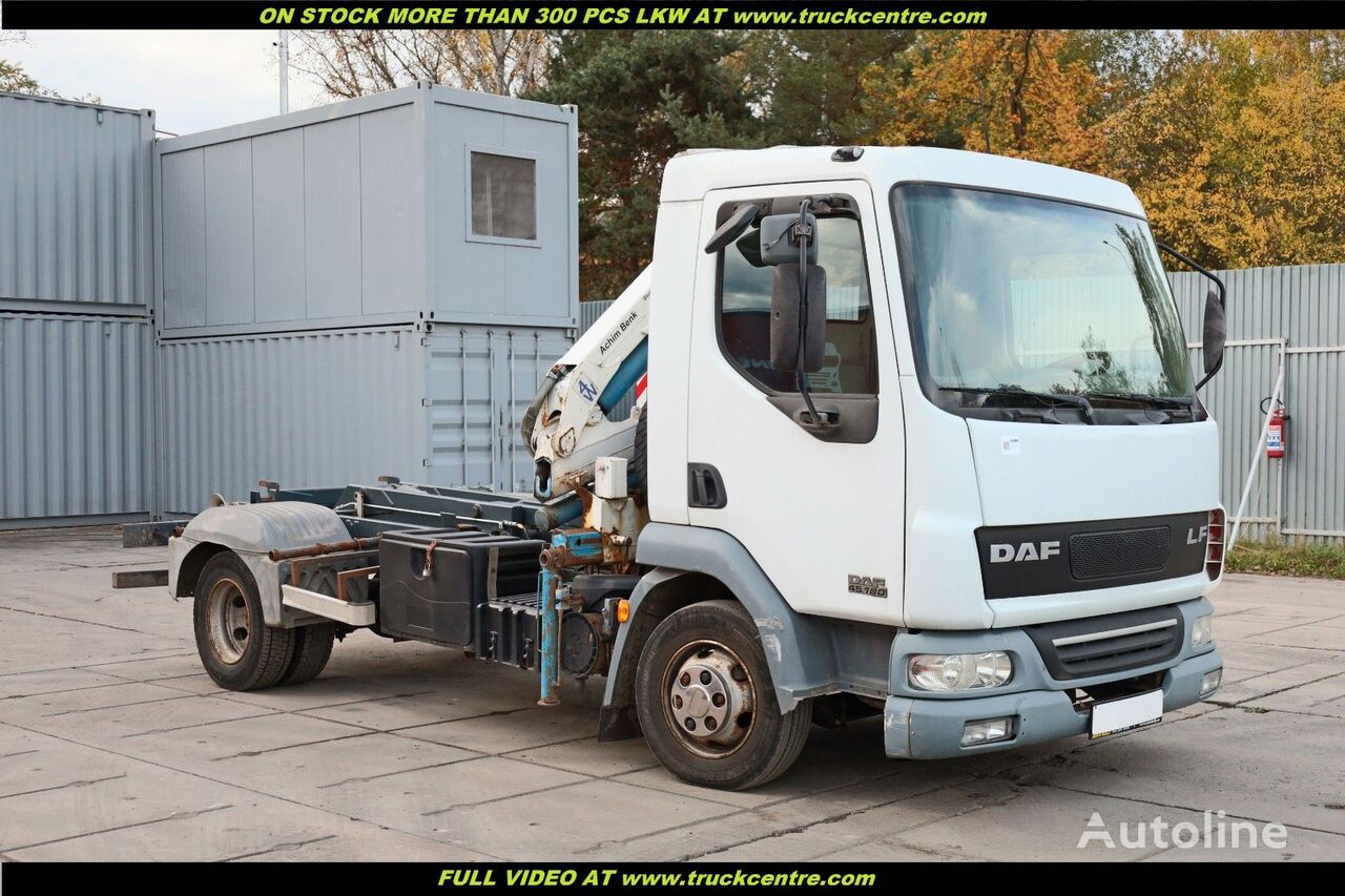 DAF LF 45.180, CRANE, ROLL-OFF TIPPER O camión con gancho