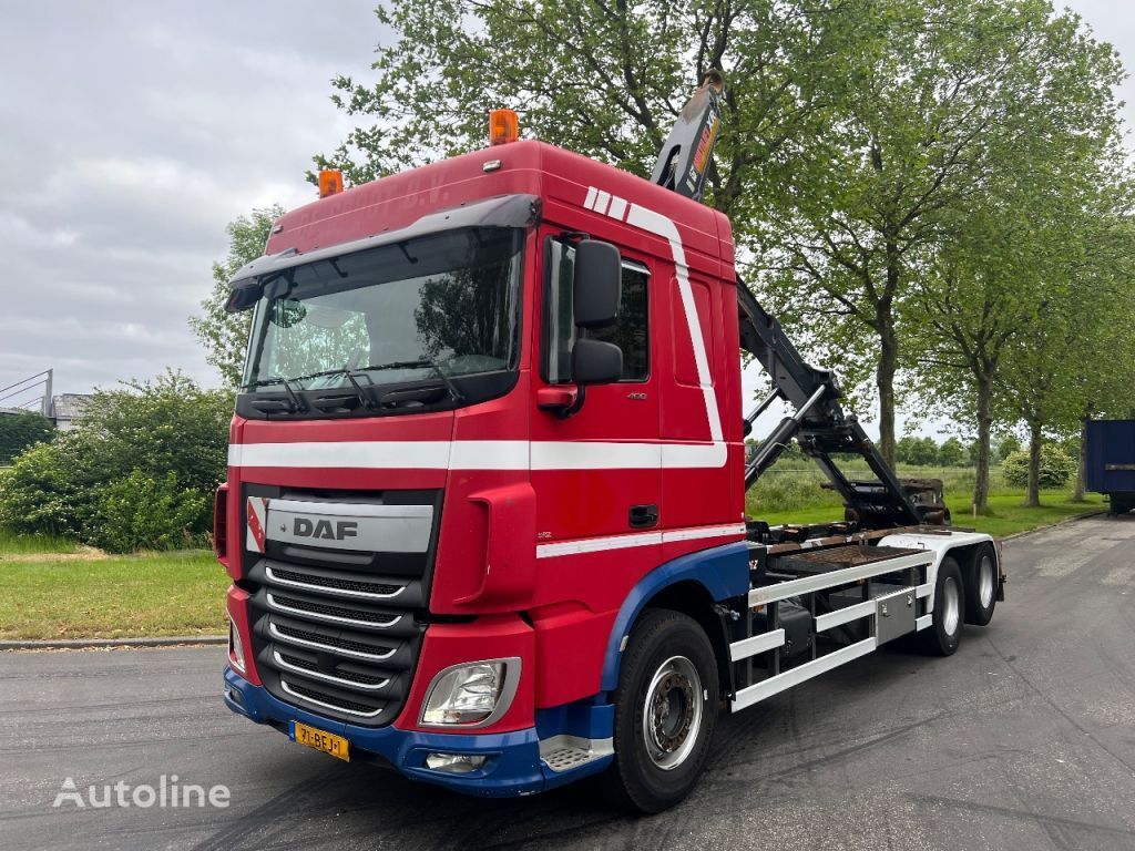 DAF XF 460 HIAB 26T HAAK hook lift truck