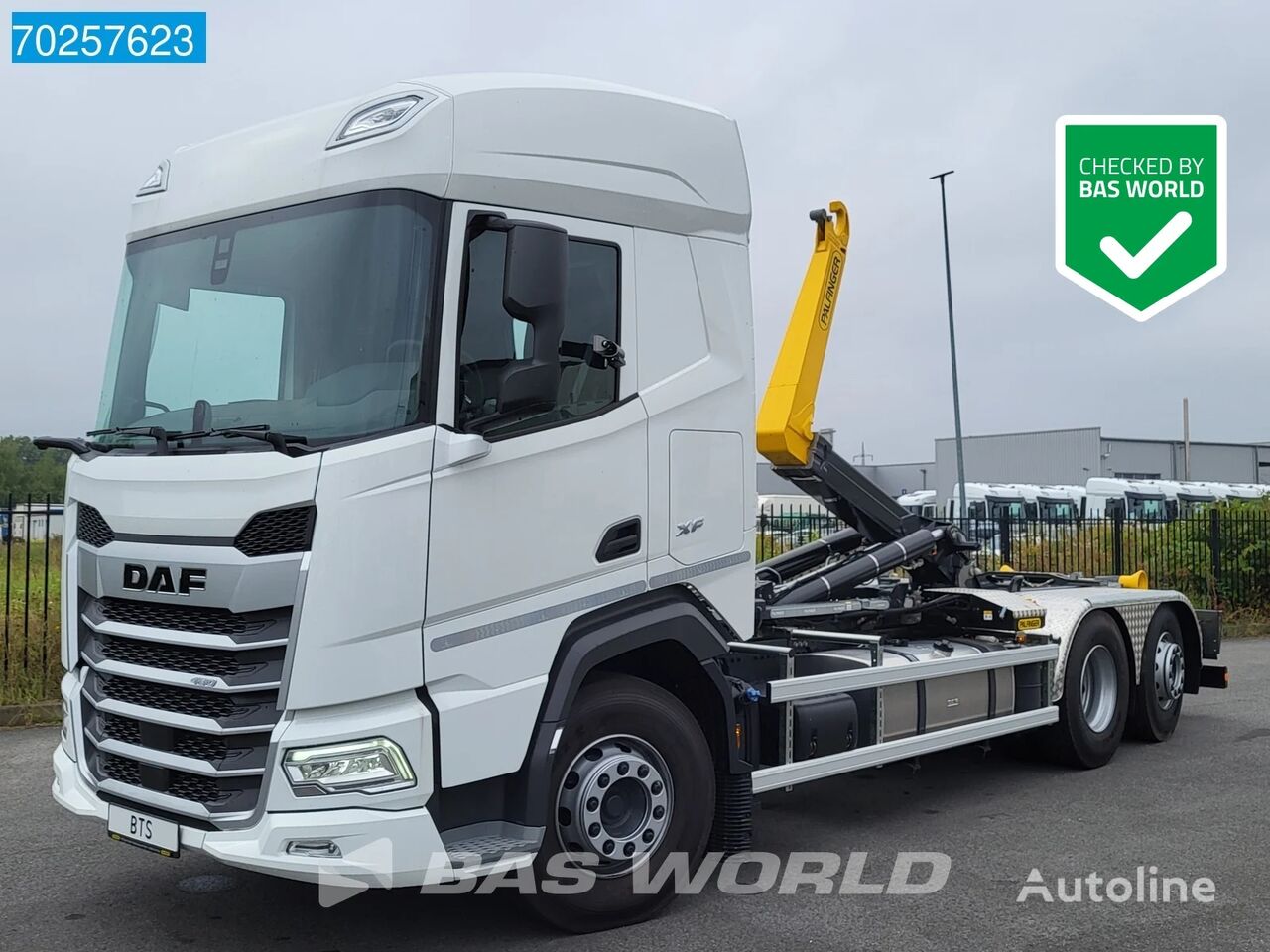 nový hákový nosič kontejnerů DAF XF 480 6X2 Palfinger PHT20SLD5 Retarder Lift-lenkachse ACC Euro